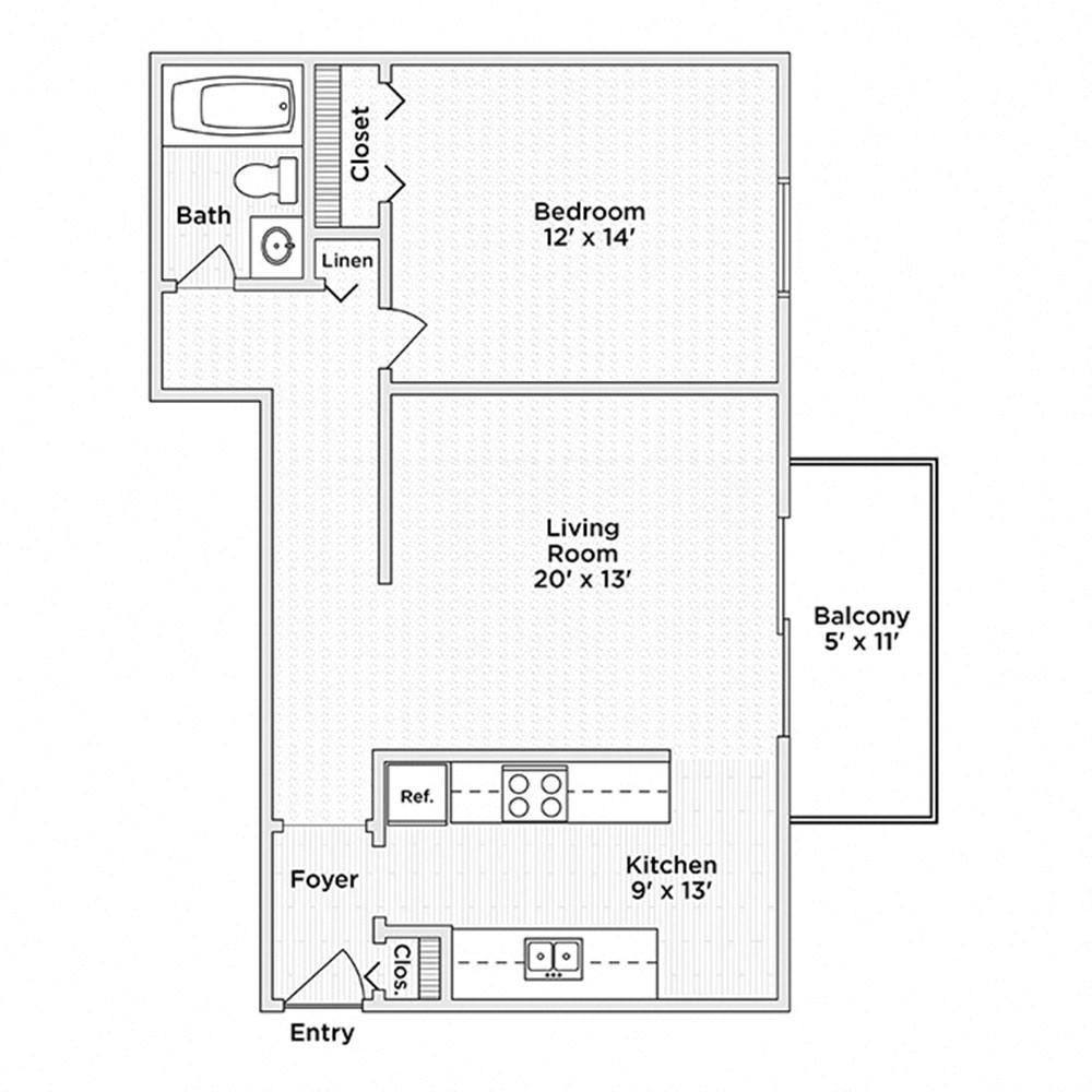 1 bedroom apartment for rent